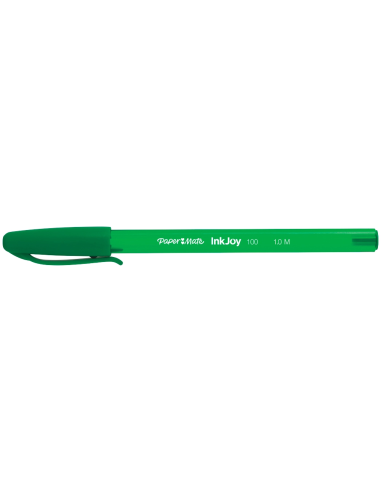 CI | Boligrafo paper mate inkjoy 100 punta media trazo 1 mm verde