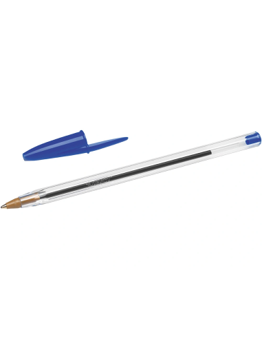 CI | Boligrafo bic cristal azul -blister 5