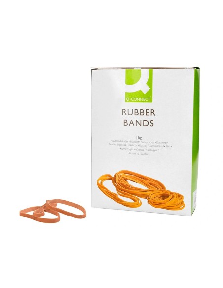 CI | Bandas elasticas q-connect 1000 gr 125 x 9 mm numero 12,5