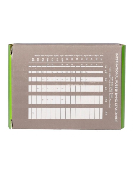 CI | Bandas elasticas q-connect 100 gr 120x10 mm numero 12