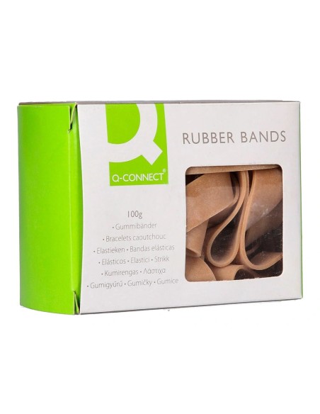 CI | Bandas elasticas q-connect 100 gr 120x10 mm numero 12