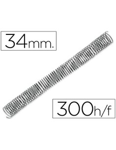 CI | Espiral metalico q-connect 64 5:1 34mm 1,2mm caja de...