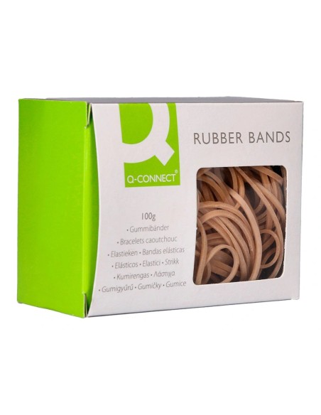 CI | Gomillas elasticas q-connect 100 gr 100x3 mm numero 34
