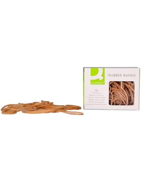 CI | Gomillas elasticas q-connect 100 gr 60x3 mm numero 31