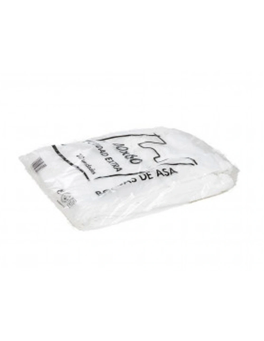 CI | Bolsa Camiseta Reciclada 70% Blanca 50 Mc 48X60 Cm Apta Legislacion De Bolsas 2021