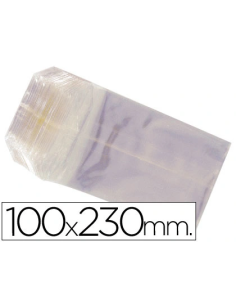 CI | Bolsas celofan 100x230 mm -paquete 100
