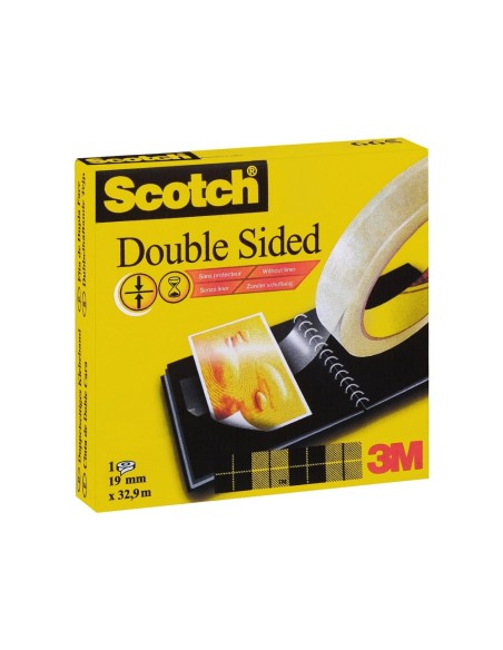 CI | Cinta adhesiva scotch dos caras 33x19 mm