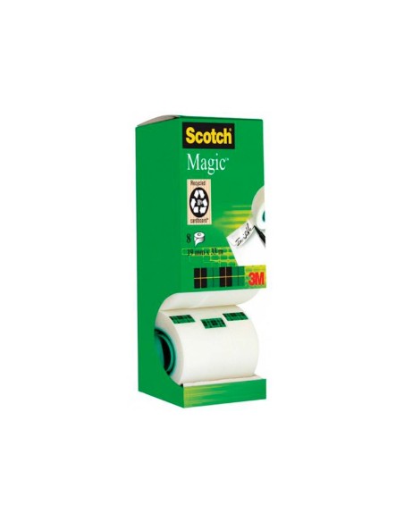 CI | Cinta adhesiva scotch magic 33x19 mm pack de 8 unidades