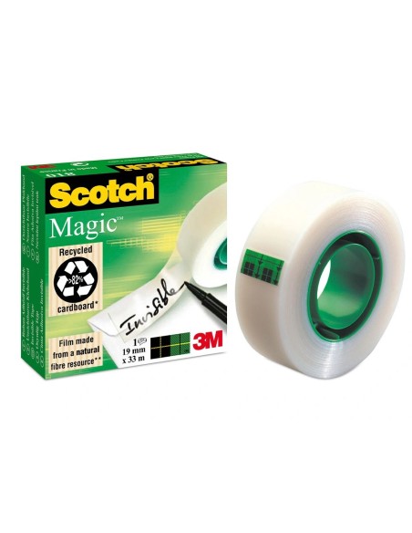CI | Cinta adhesiva scotch magic 33x19 mm - pack de 6 rollos