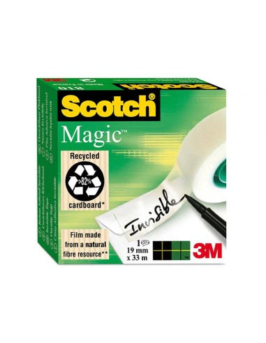CI | Cinta adhesiva scotch magic 33x19 mm - pack de 6 rollos