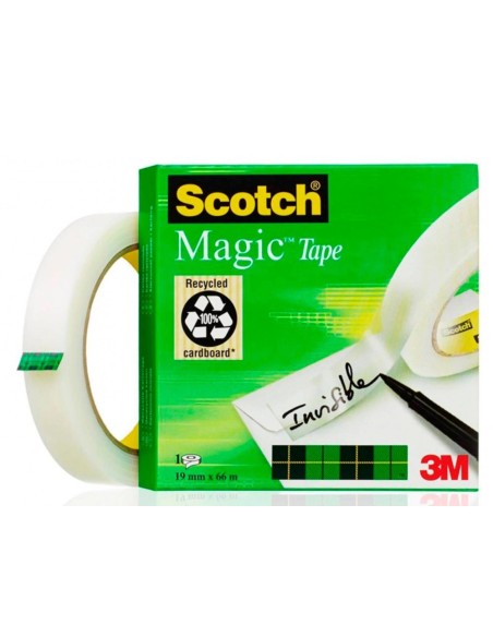 CI | Cinta adhesiva scotch magic 66x19 mm en caja unitaria