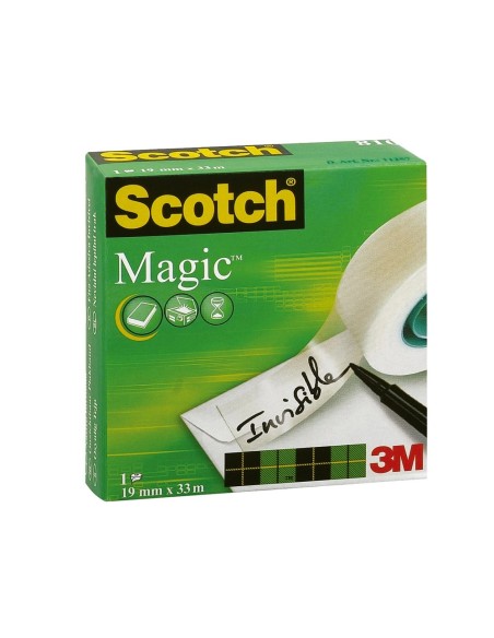 CI | Cinta adhesiva scotch-magic 33 mt x 12 mm
