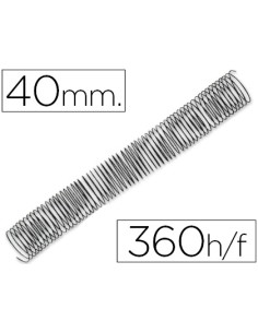 CI | Espiral metalico q-connect 64 5:1 40mm 1,2mm caja de...
