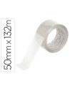 CI | Cinta adhesiva q-connect polipropileno transparente 132mt x 50mm para embalaje