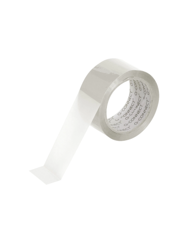 CI | Cinta adhesiva q-connect polipropileno transparente 132mt x 50mm para embalaje