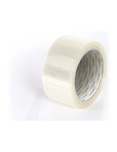 CI | Cinta adhesiva q-connect polipropileno transparente 132mt x 50mm para embalaje