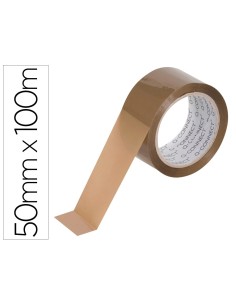 CI | Cinta adhesiva q-connect polipropileno havana 100 mt...