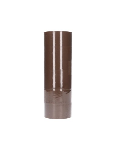 CI | Cinta adhesiva q-connect polipropileno havana 100 mt x 50 mm -para embalaje