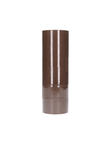 CI | Cinta adhesiva q-connect polipropileno havana 100 mt x 50 mm -para embalaje