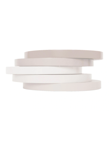 CI | Cinta adhesiva q-connect 66m x 9mm blanca para cerrar bolsas