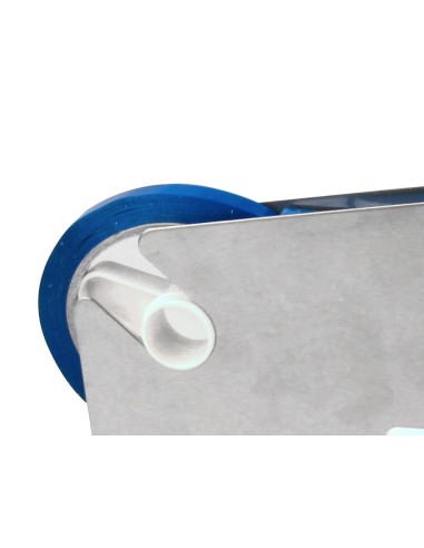 CI | Cinta adhesiva q-connect 66m x 9mm azul para cerrar bolsas