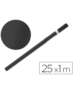 CI | Papel kraft liderpapel negro rollo 25x1 mt