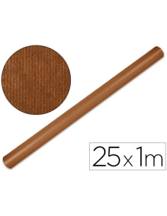 CI | Papel kraft liderpapel marron fuerte rollo 25x1 mt