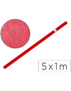 CI | Papel kraft liderpapel rojo -rollo de 5x1 mt