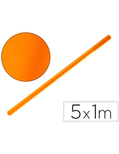 CI | Papel kraft liderpapel naranja fuerte rollo 5x1 mt