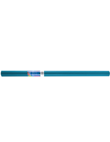 CI | Papel kraft liderpapel azul turquesa rollo 5x1 mt
