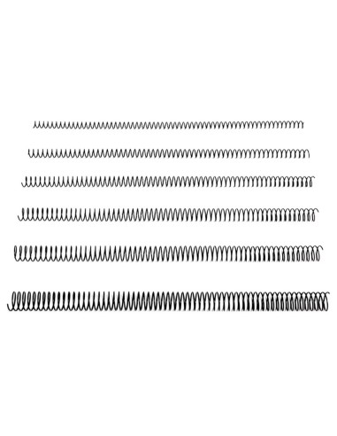 CI | Espiral metalico q-connect 64 5:1 44mm 1,2mm caja de 25 unidades