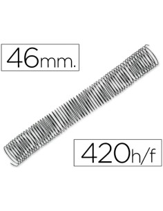 CI | Espiral metalico q-connect 64 5:1 46mm 1,2mm caja de...