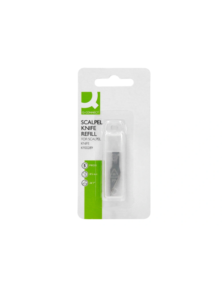CI | Repuesto cuter bisturi q-connect kf00289 blister de 5 unidades
