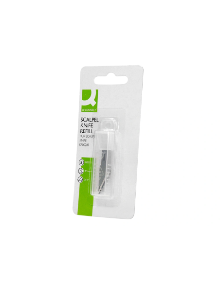 CI | Repuesto cuter bisturi q-connect kf00289 blister de 5 unidades