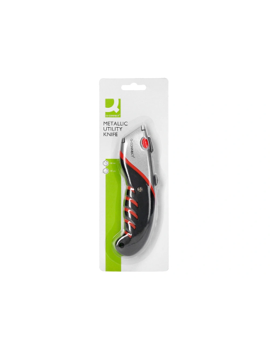 CI | Cuter q-connect sx1500 metalico ancho negro y rojo con mango de plastico