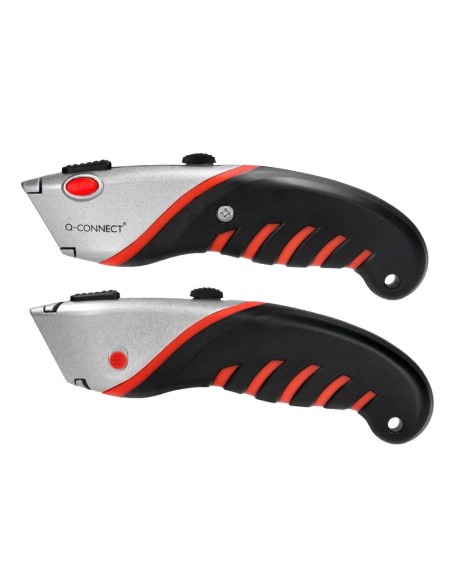 CI | Cuter q-connect sx1500 metalico ancho negro y rojo con mango de plastico