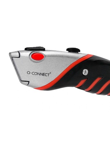 CI | Cuter q-connect sx1500 metalico ancho negro y rojo con mango de plastico