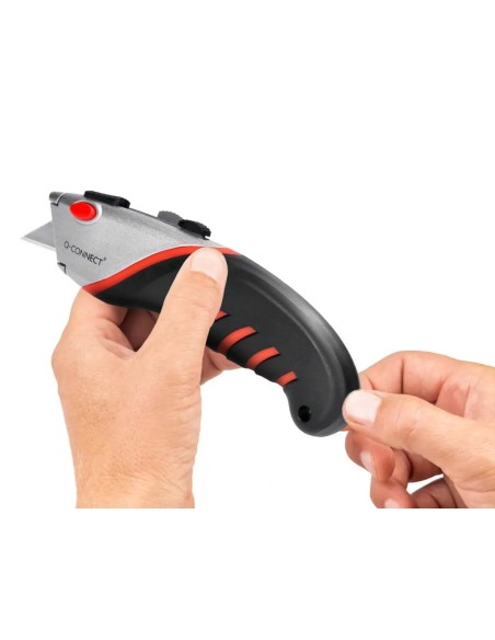 CI | Cuter q-connect sx1500 metalico ancho negro y rojo con mango de plastico