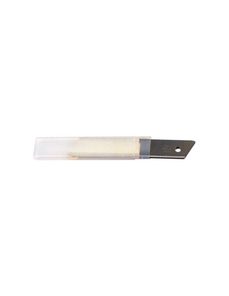 CI | Repuesto cuter estrecho metalico q-connect 0,5x9 mm blister de 10 cuchillas