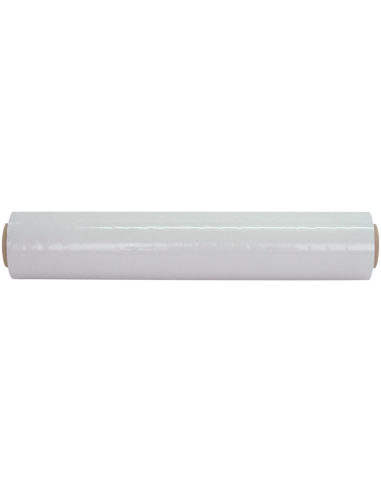 CI | Film extensible manual bobina -ancho 500 mm. -largo 145 mt espesor 23 micras transparente