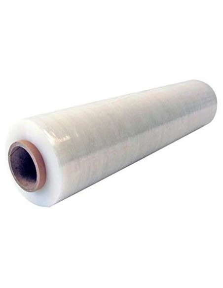 CI | Film extensible manual bobina -ancho 500 mm. -largo 145 mt espesor 23 micras transparente