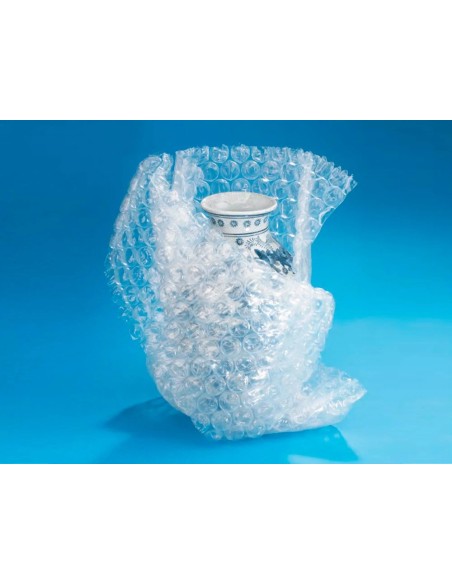 CI | Plastico burbuja liderpapel ecouse 1.60x200m 30% de plastico reciclado
