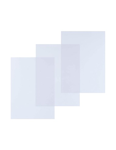 CI | Tapa de encuadernacion q-connect pvc din a4 incolora 200 mc caja de 100 unidades