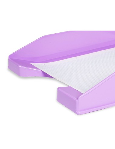 CI | Bandeja Sobremesa Plastico Q-Connect Lavanda Opaco 240X70X340 Mm