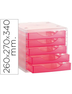 CI | Fichero cajones de sobremesa q-connect 260x270x340...