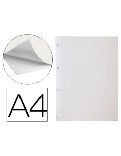 CI | Hoja album liderpapel autoadhesiva blanca