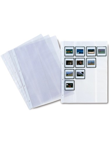 CI | Funda diapositiva folio 2481 -4 taladros -para 20 diapositivas