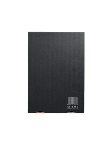 CI | Funda multitaladro q-connect din a4 100 mc cristal bolsa de 10 unidades
