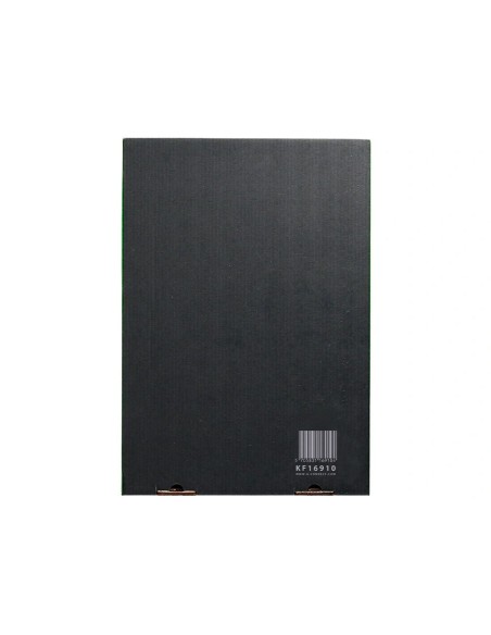 CI | Funda multitaladro q-connect din a4 80 mc cristal bolsa de 10 unidades