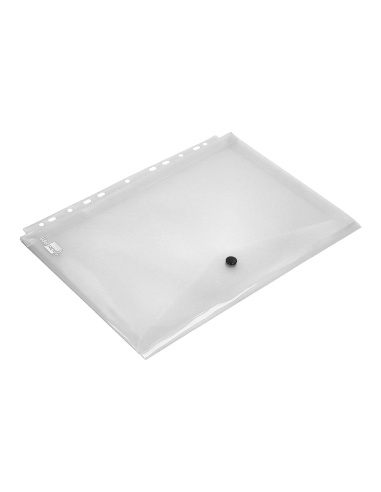 CI | Carpeta liderpapel dossier broche 36664 polipropileno din a4 pack de 5 incolora transparente multitaladro